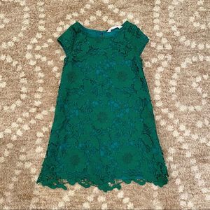 H&M Green Lace Christmas Dress